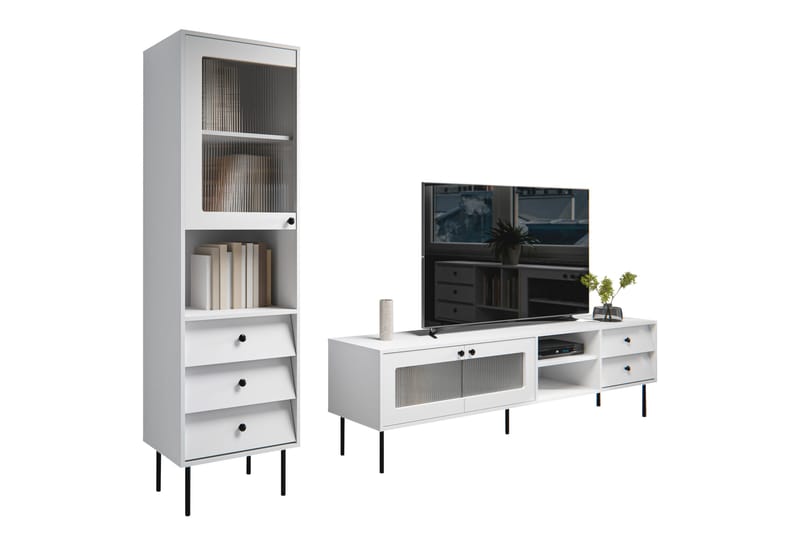 Akilesh Møbelsæt Til Stue, Hvid