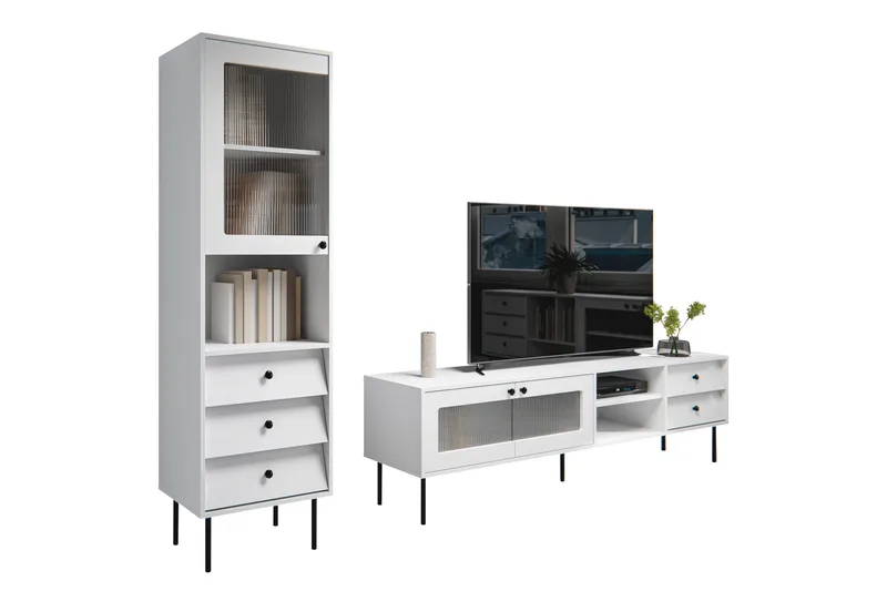 Akilesh Møbelsæt Til Stue, Hvid