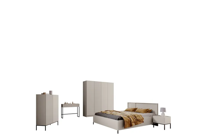 Amelus Møbelsæt til Soveværelse - Cashmere - Møbler - Møbelsæt - Møbelsæt til soveværelse