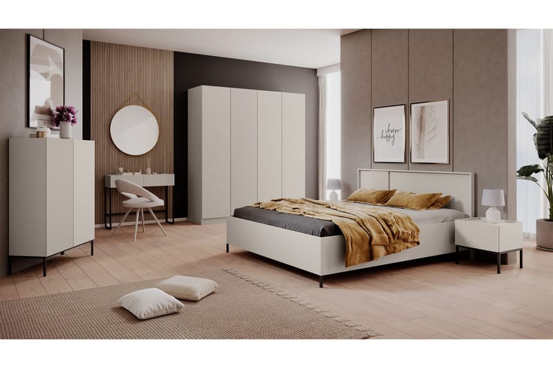 Amelus Møbelsæt til Soveværelse - Cashmere - Møbler - Møbelsæt - Møbelsæt til soveværelse