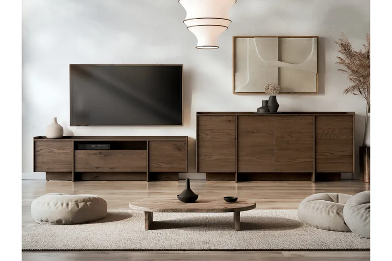 Bellia Møbelsæt Til Stuen, Brun