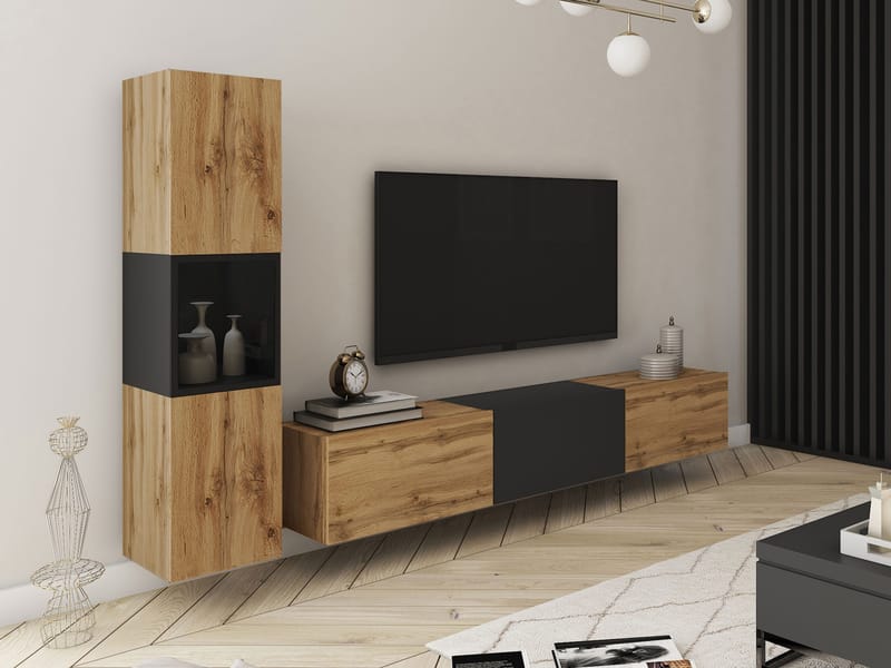 Bergfelde TV-enhed 2 dele - Møbler - Møbelsæt - Møbelsæt til stuen