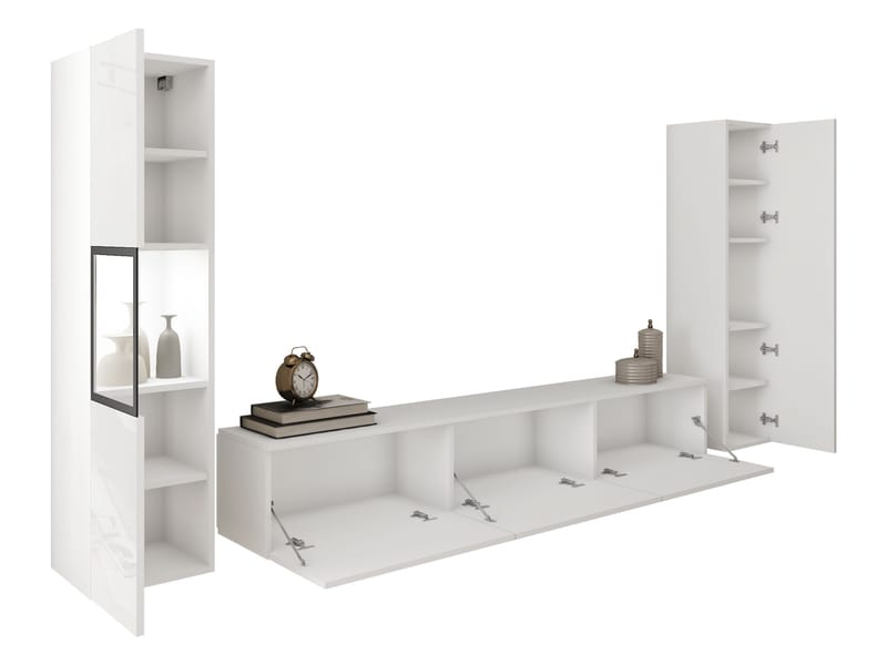 Bergfelde TV-enhed 3 dele - Møbler - Møbelsæt - Møbelsæt til stuen