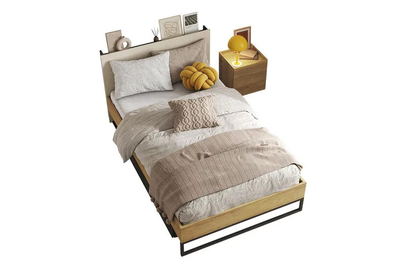 Besta Møbelsæt til Soveværelse, Brun/Beige/Sort