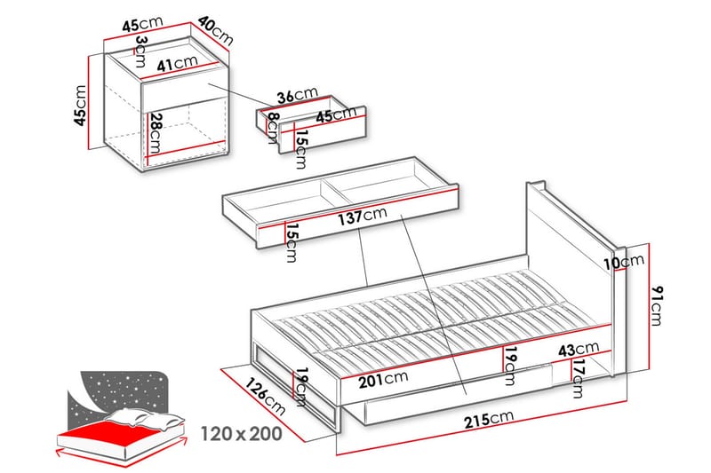 Besta Møbelsæt til Soveværelse - Brun/Beige/Sort - Møbler - Møbelsæt - Møbelsæt til soveværelse