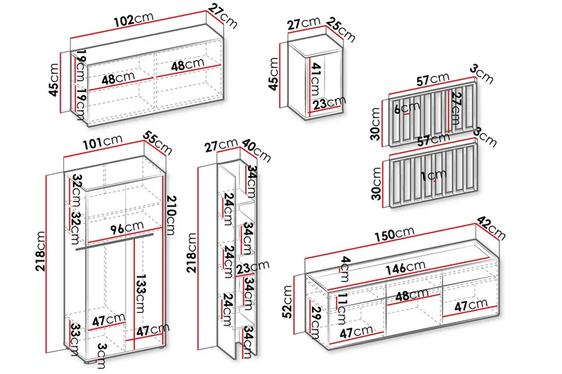 Besta Møbelsæt til Stue - Brun/Beige - Møbler - Møbelsæt - Møbelsæt til stuen