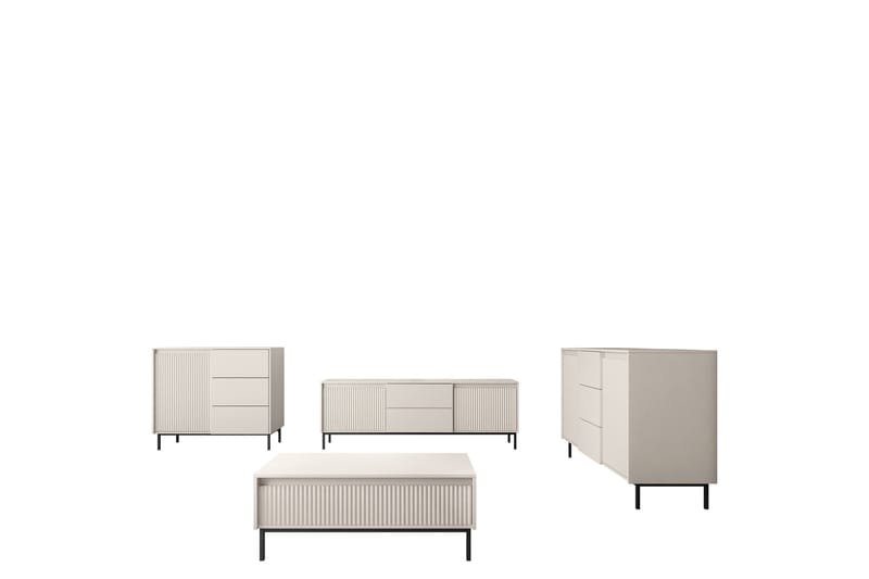Bjurholm Møbelsæt til Stue, Beige