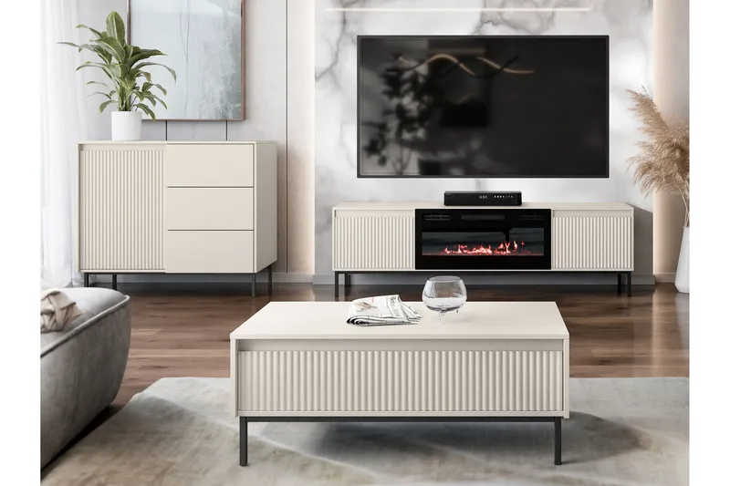 Bjurholm Møbelsæt Til Stue - Beige - Møbler - Møbelsæt - Møbelsæt til stuen