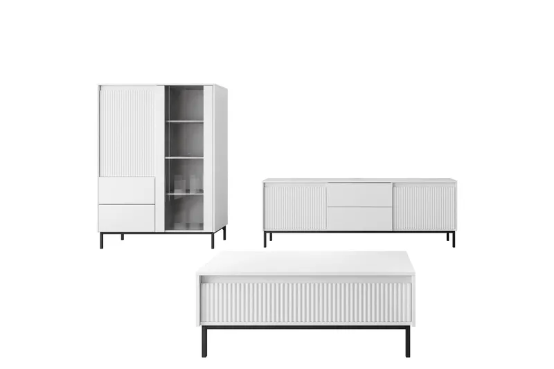 Bjurholm Møbelsæt Til Stue, Hvid