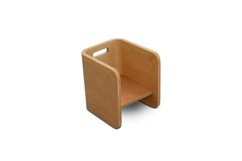 Bord & Stolesæt (3 dele) Miraeny Naturlig - Natur - Møbler - Børnemøbler - Børneborde