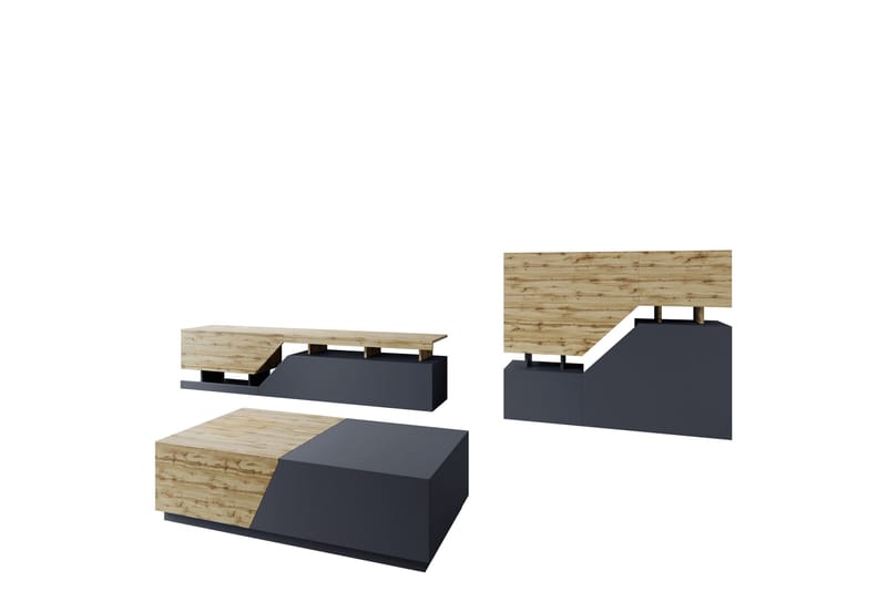 Ceelias Møbelsæt til Stue, Antracit