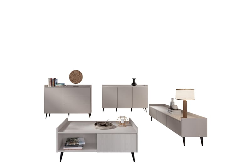 Chiku Møbelsæt til Stue, Beige