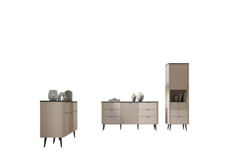 Cucina Møbelsæt Til Stuen, Grå