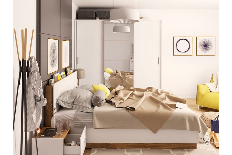 Dentrona Møbelsæt til Soveværelse - Beige/Grå - Møbler - Møbelsæt - Møbelsæt til soveværelse