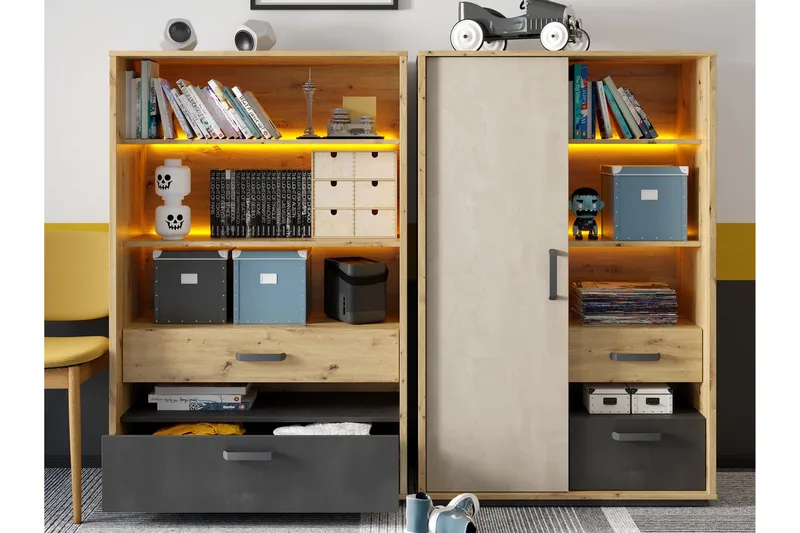 Drifts Møbelsæt til Stue - Grå - Møbler - Møbelsæt - Møbelsæt til stuen