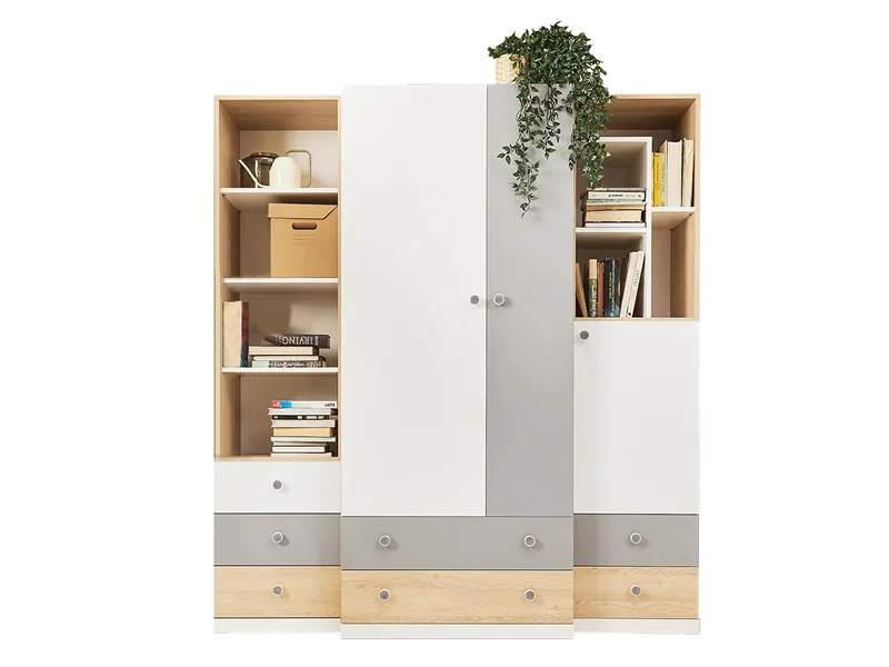 Elvaren Møbelsæt Garderobeskab og Bogreol, undefined