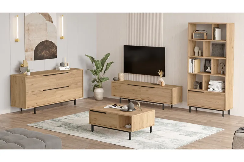 Erhan Møbelsæt til Stue - Eg - Møbler - Møbelsæt - Møbelsæt til stuen