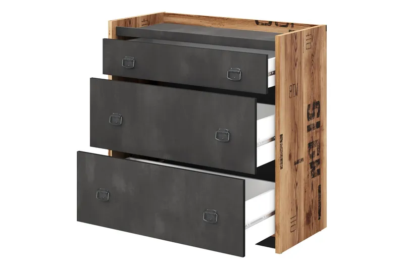 Evorana Møbelsæt til Soveværelse - Brun/Mørkegrå - Møbler - Møbelsæt - Møbelsæt til soveværelse