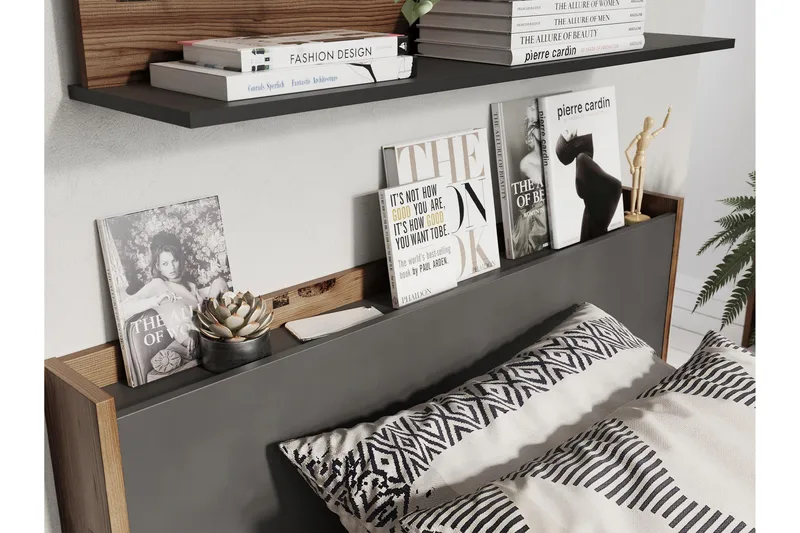 Evorana Møbelsæt til Soveværelse - Brun/Mørkegrå - Møbler - Møbelsæt - Møbelsæt til soveværelse