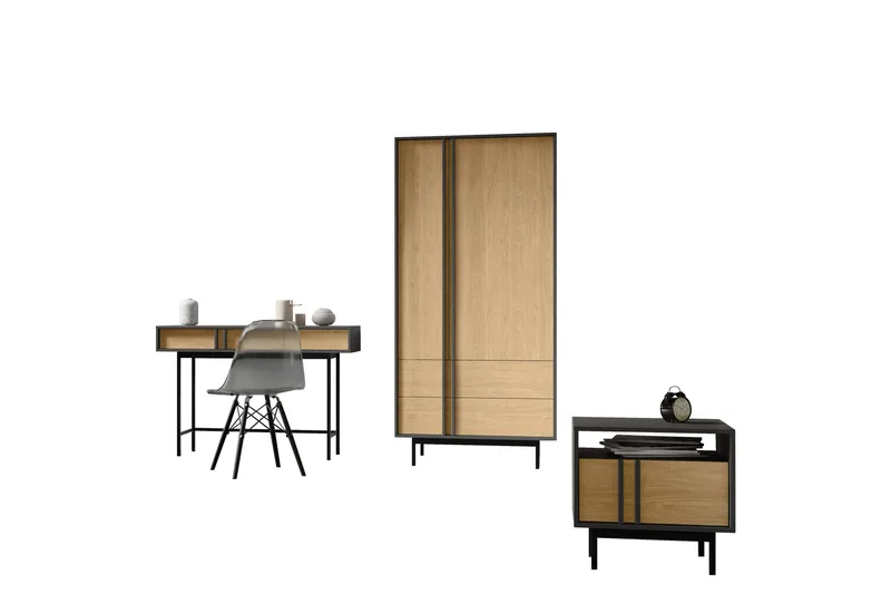 Farshiansk Møbelsæt Til Stuen - Grå/Brun - Møbler - Møbelsæt - Møbelsæt til stuen