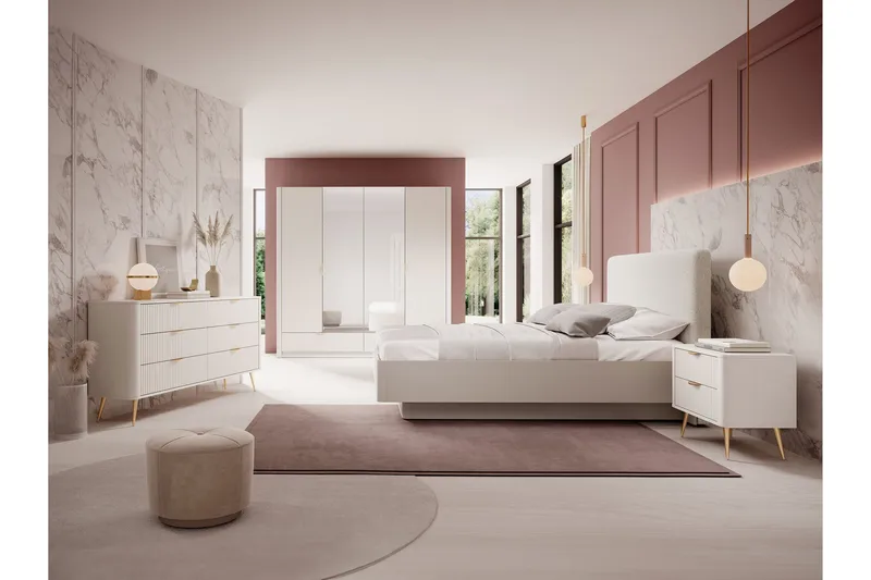 Forba Møbelsæt til Soveværelse - Beige - Møbler - Møbelsæt - Møbelsæt til soveværelse