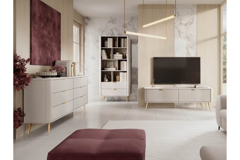 Forba Møbelsæt til Stue - Beige - Møbler - Møbelsæt - Møbelsæt til stuen