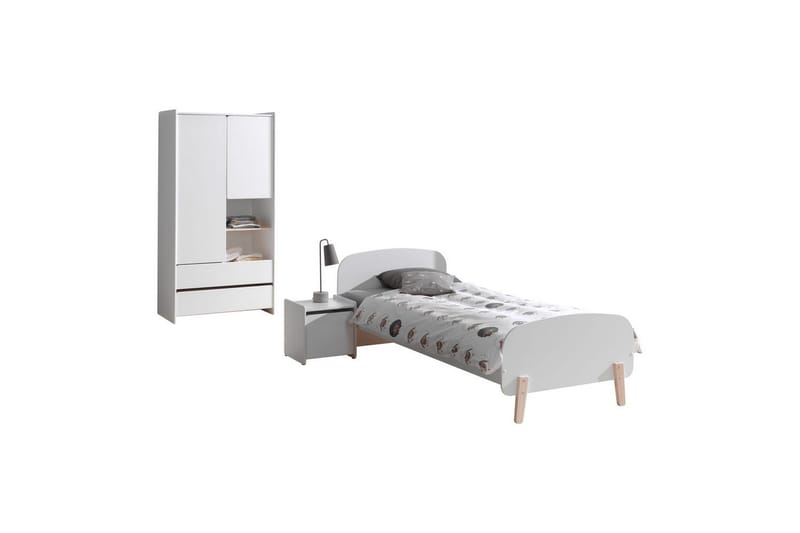 Garderobe med Seng Natbord Kiddy, undefined