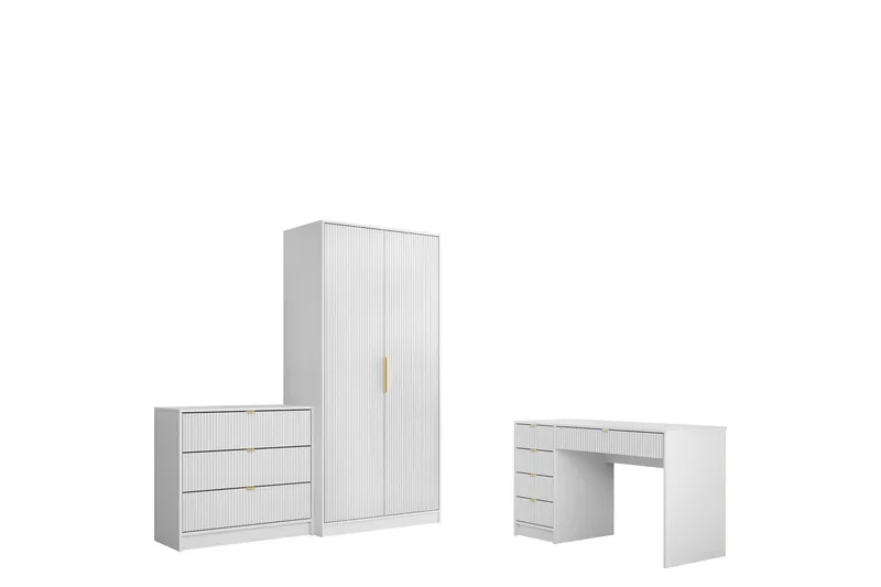 Gudelia Møbelsæt Til Stue, Hvid