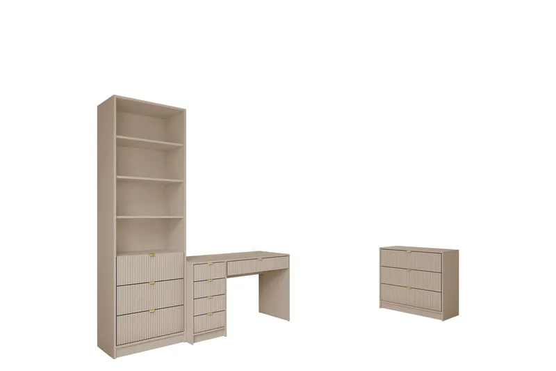 Gudelia Møbelsæt Til Stue, Sort