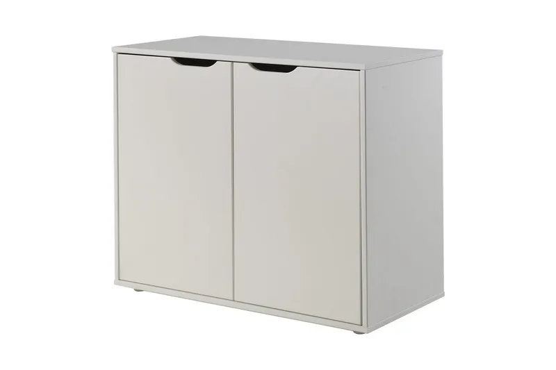 Halvhøj seng med skrivebord, fireskabs skab, hængende hylde og tos dørs skab Pino - Møbler - Møbelsæt - Møbelsæt til soveværelse