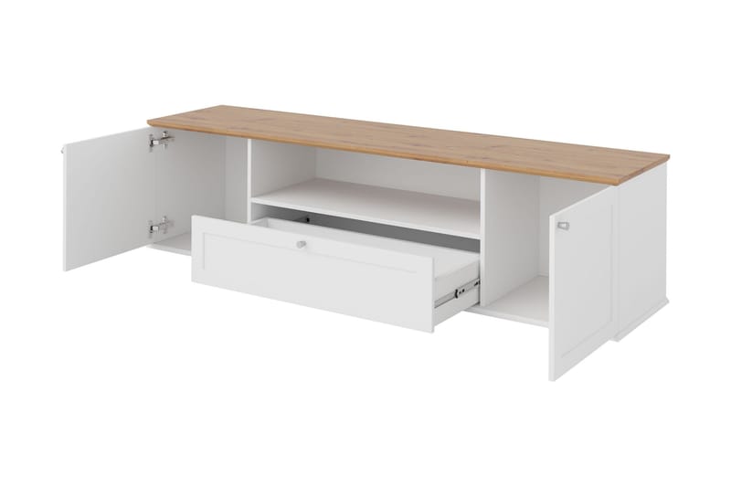 Hammerdal Møbelsæt til Stue - Hvid/Eg - Møbler - Møbelsæt - Møbelsæt til stuen