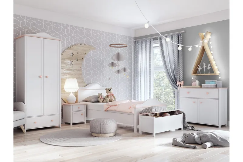 Hilts Møbelsæt til Soveværelse - Brun/Beige - Møbler - Møbelsæt - Møbelsæt til soveværelse