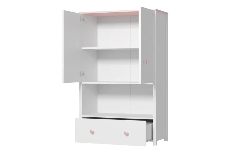 Hilts Møbelsæt til Soveværelse - Hvid/Pink - Møbler - Møbelsæt - Møbelsæt til soveværelse