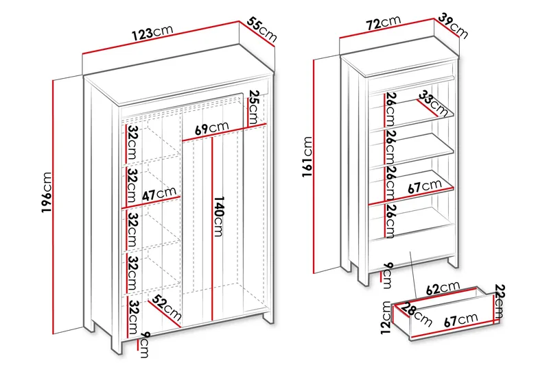 Huddinge Møbelsæt til Stue - Beige - Møbler - Møbelsæt - Møbelsæt til stuen