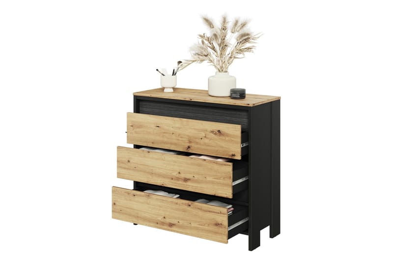 Huddinge Møbelsæt til Stue - Brun/Sort - Møbler - Møbelsæt - Møbelsæt til stuen