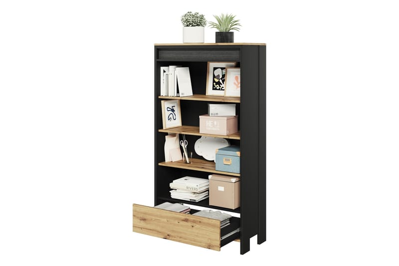 Huddinge Møbelsæt til Stue - Brun/Sort - Møbler - Møbelsæt - Møbelsæt til stuen