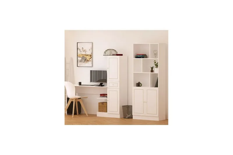 Isvorn Møbelsæt För Kontor - Mat Hvid - Møbler - Møbelsæt - Møbelgruppe til kontor