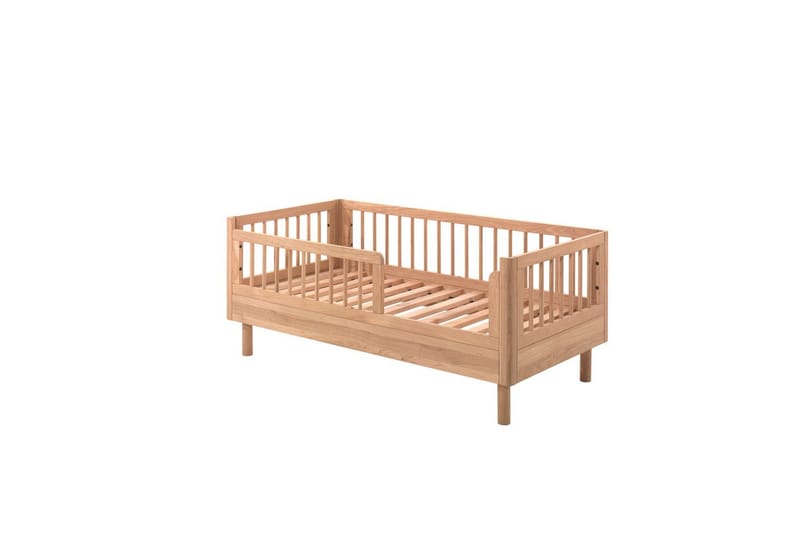 Juniorseng med kommode-garderobe Forrest Egetræ - Egetræ - Møbler - Børnemøbler - Børnemøbelsæt