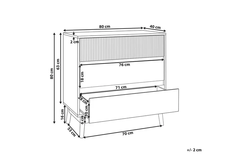 Kommode Wales - Opbevaring - Opbevaringsmøbler - Kommode - Entrékommode