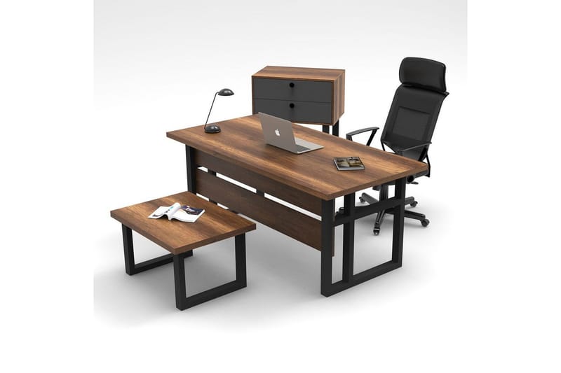 Kontormøbel Sæt Mono 08 Barok / Antracit - Antracit - Møbler - Møbelsæt - Møbelgruppe til kontor