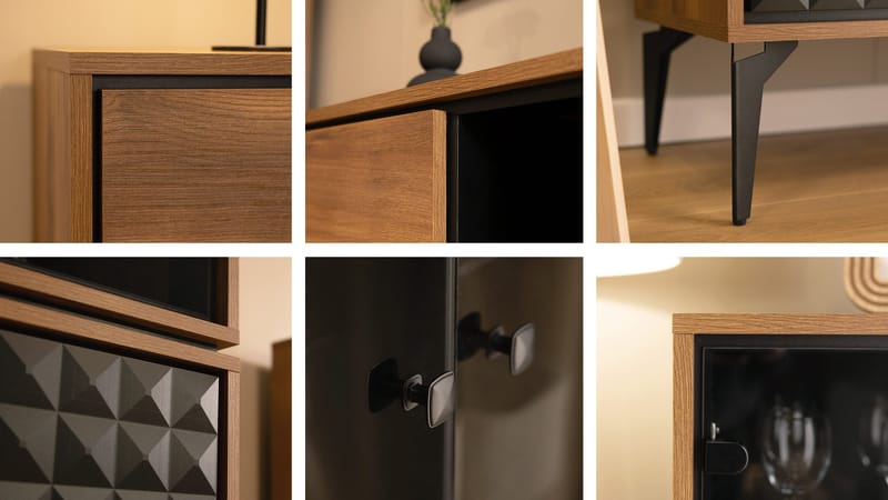 Lorvenn Møbelsæt til stue - Brun/Sort - Møbler - Møbelsæt - Møbelsæt til stuen