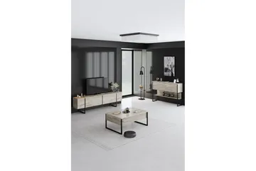 Luxe Møbelsæt til Stue - Beige/Sort - Møbler - Møbelsæt - Møbelsæt til stuen