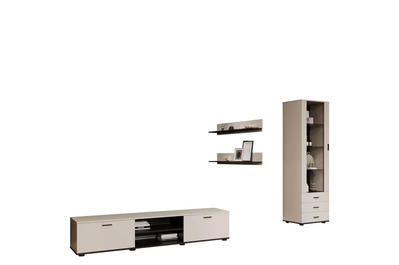 Lyrosen Møbelsæt Til Stue, Beige