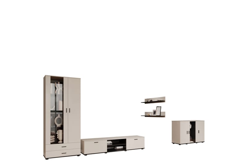 Lyrosen Møbelsæt Til Stue, Beige