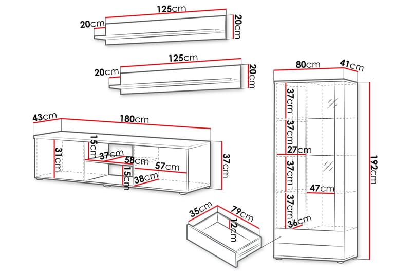 Lyrosen Møbelsæt Til Stue - Beige - Møbler - Møbelsæt - Møbelsæt til stuen
