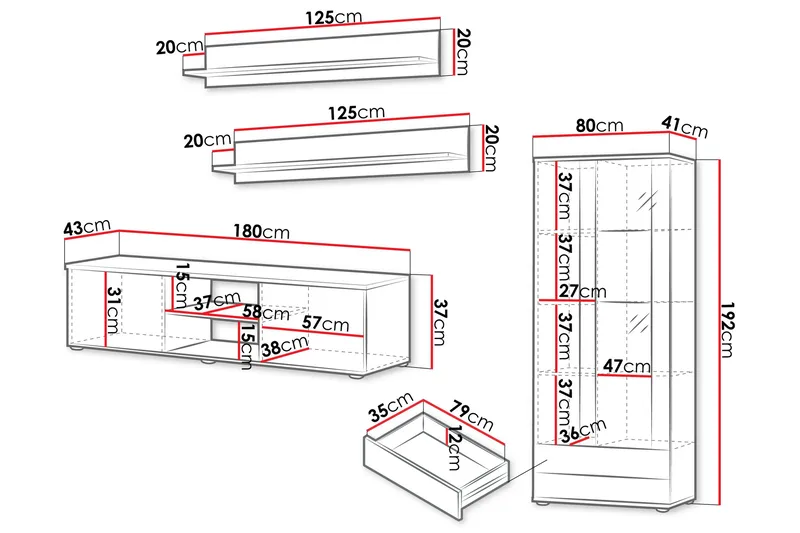 Lyrosen Møbelsæt Til Stue - Beige - Møbler - Møbelsæt - Møbelsæt til stuen