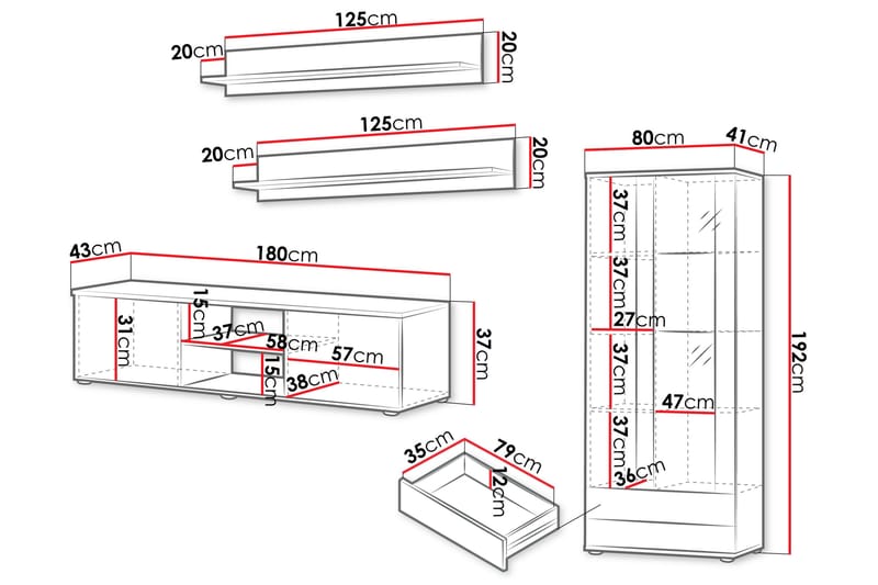 Lyrosen Møbelsæt Til Stue - Beige - Møbler - Møbelsæt - Møbelsæt til stuen