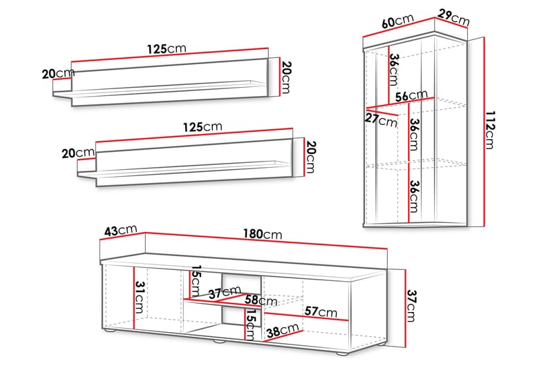 Lyrosen Møbelsæt Til Stue - Beige - Møbler - Møbelsæt - Møbelsæt til stuen