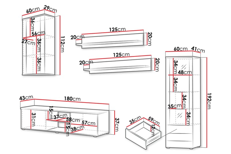 Lyrosen Møbelsæt Til Stue - Beige - Møbler - Møbelsæt - Møbelsæt til stuen