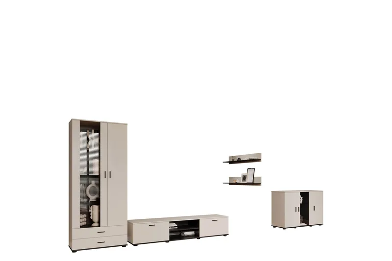 Lyrosen Møbelsæt Til Stue, Beige